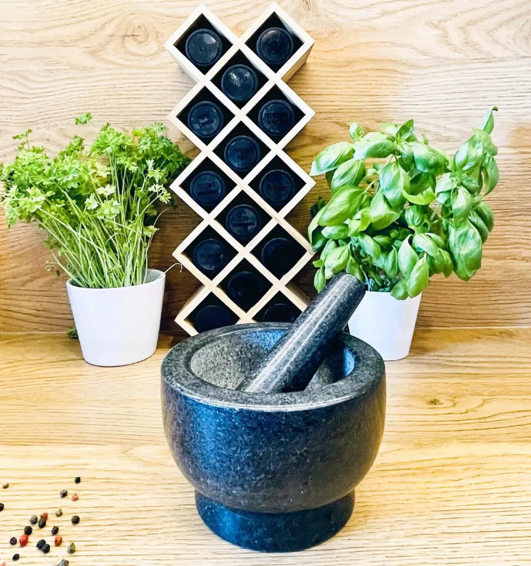 BK Granieten Mortier 15cm - Zwart
