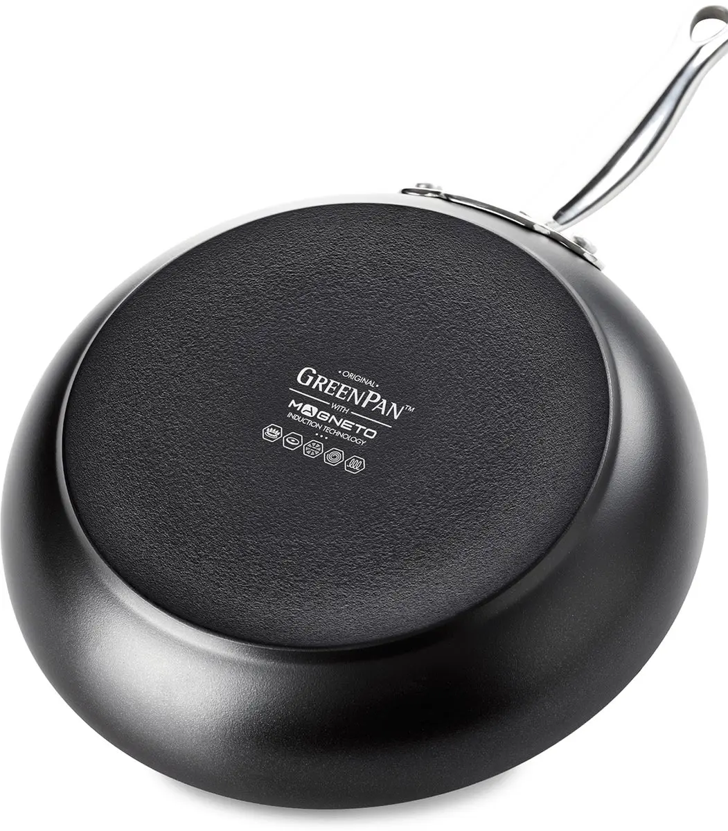 GreenPan Barcelona Koekenpan 24cm - Inductie - Ovenbestendig 220°C - Zwart