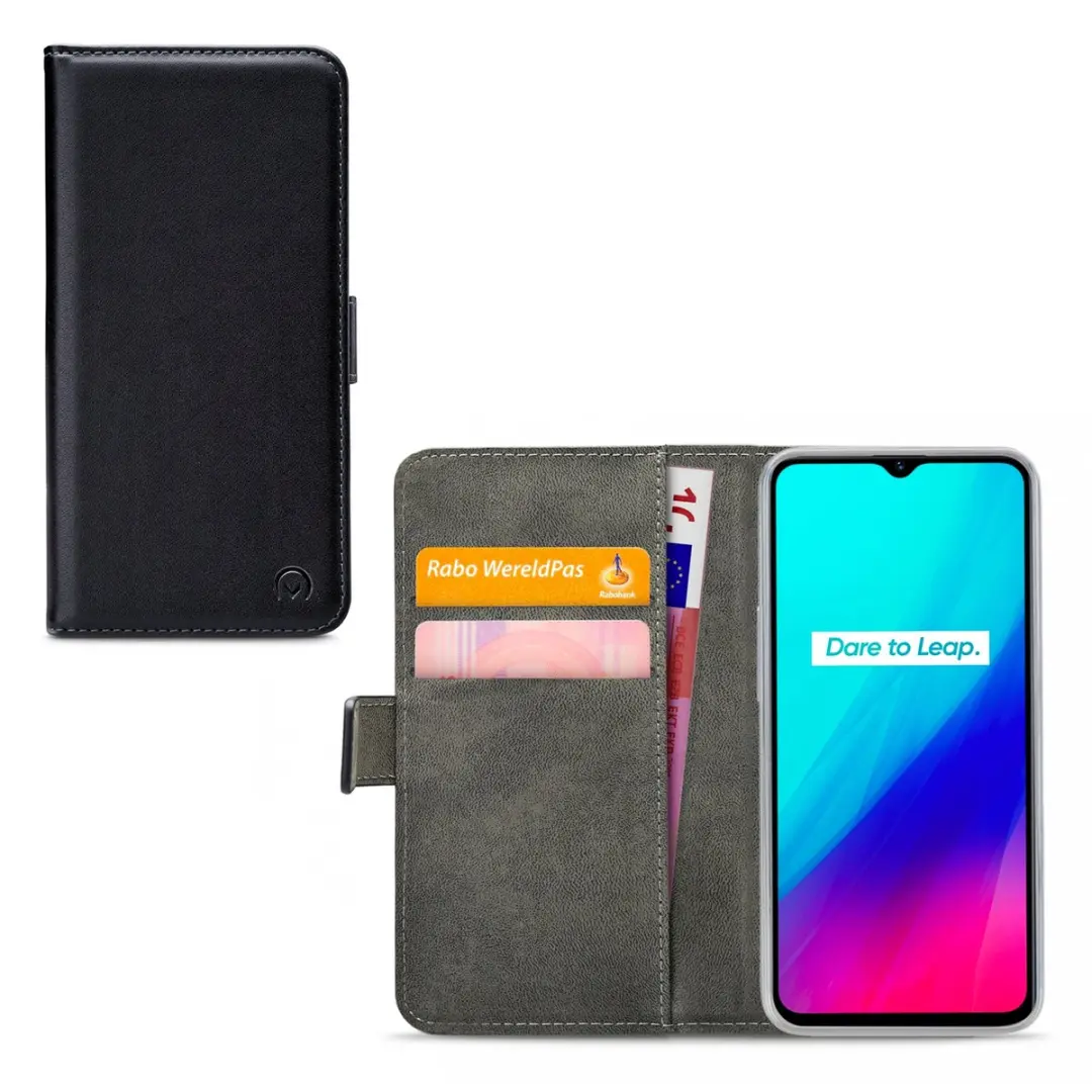 Mobilize Classic Gelly Wallet Bookcase Portemonnee Realme C3 - MOB-CGWBCB-RMC3 - Zwart