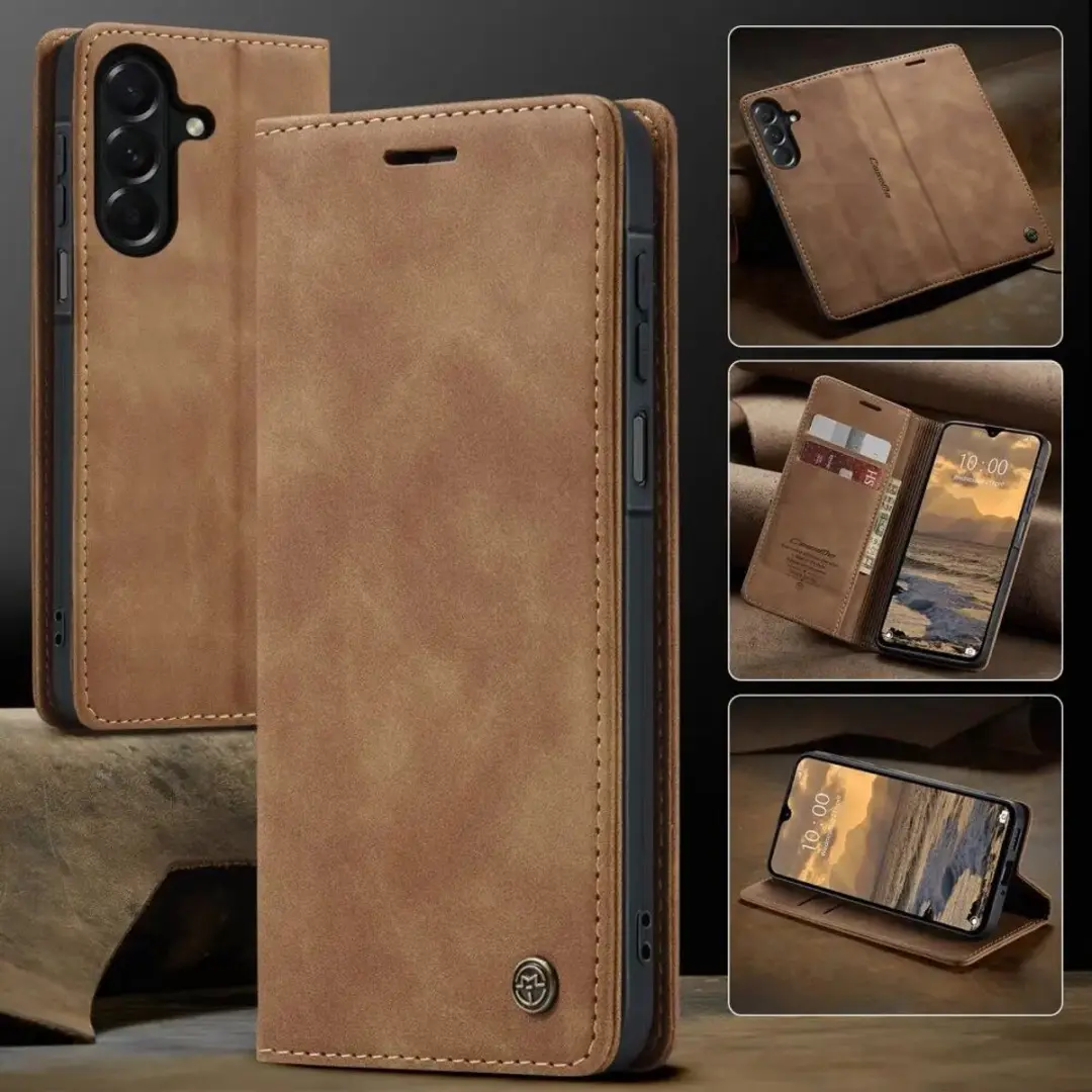 Caseme 013 Hoesje Samsung Galaxy A27 - Book Case Bruin
