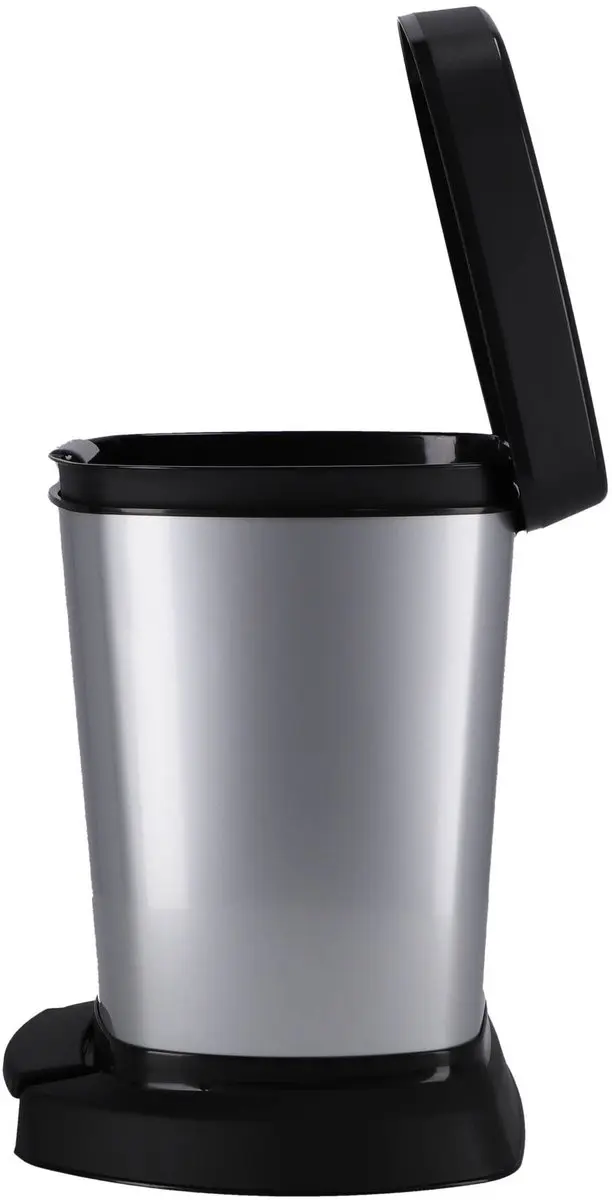 Rotho Paso Pedaalemmer 6L - Zilver Metallic