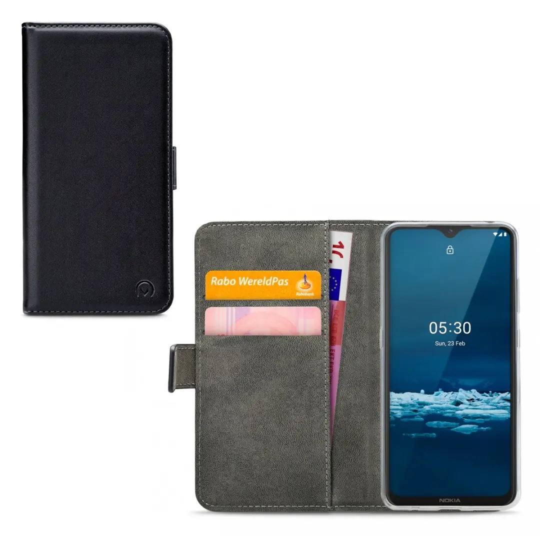 Mobilize Classic Gelly Wallet Bookcase Nokia 5.3 - Pasjeshouder Zwart