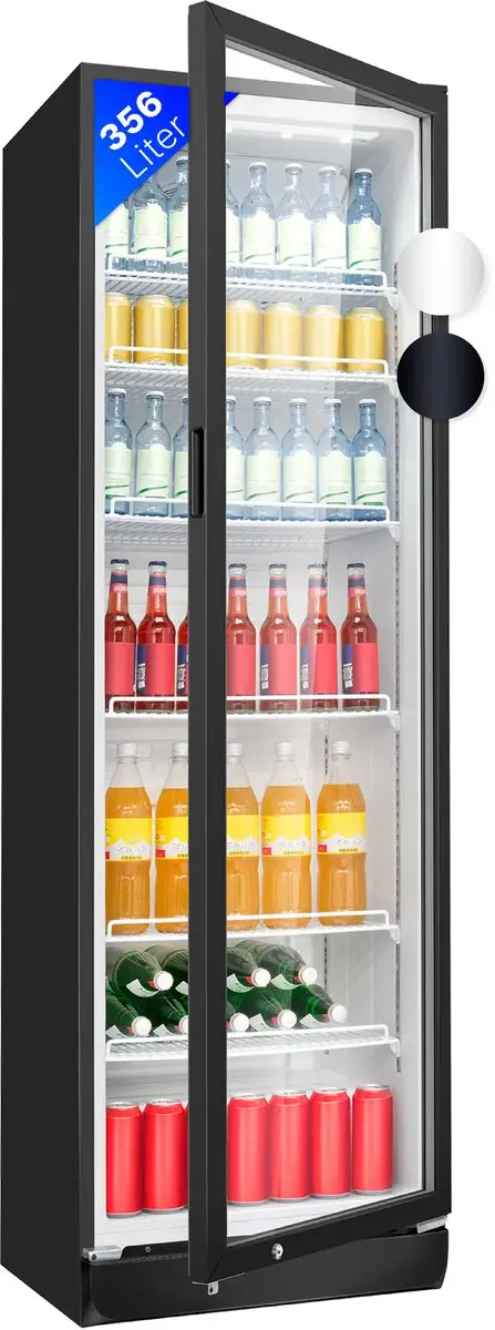 Bomann KSG 7351 Glasdeurkoelkast 347L