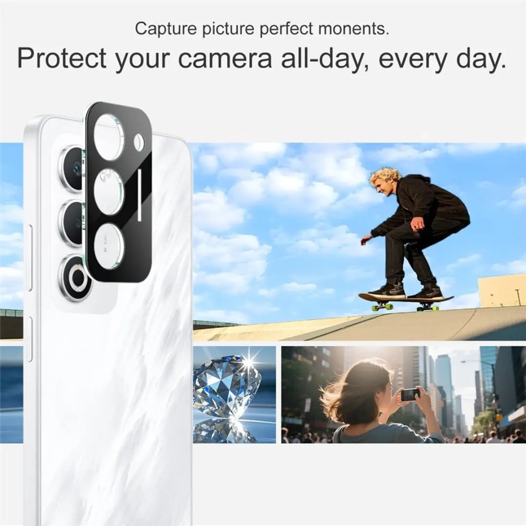 Imak 9H Tempered Glass Camera Lens Protector - OPPO A5 5G - Zwart