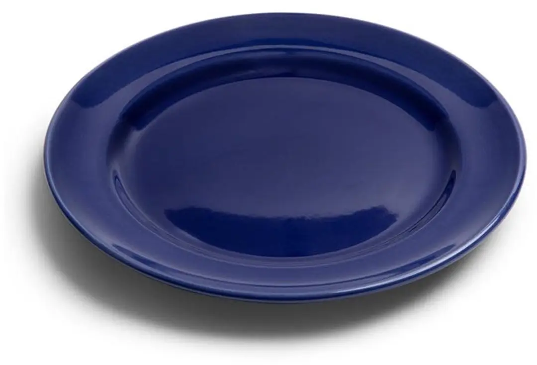 Royal Boch Boerenblauw Plat Bord - 21cm - Donkerblauw - 6 Stuks