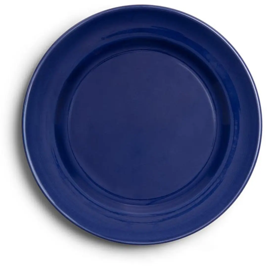 Royal Boch Boerenblauw Plat Bord - 21cm - Donkerblauw - 6 Stuks