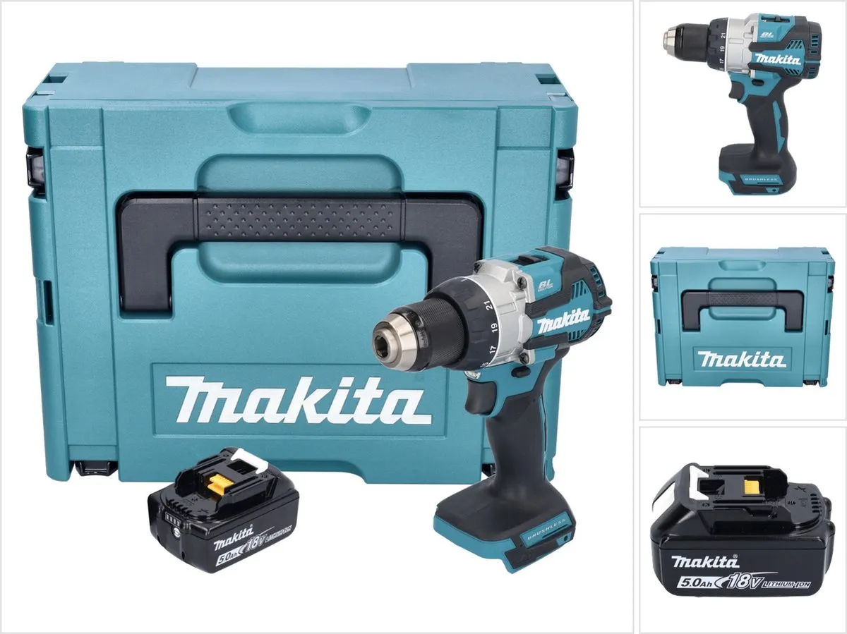 Makita DDF489T1J Accuboormachine 18V 73Nm Borstelloos