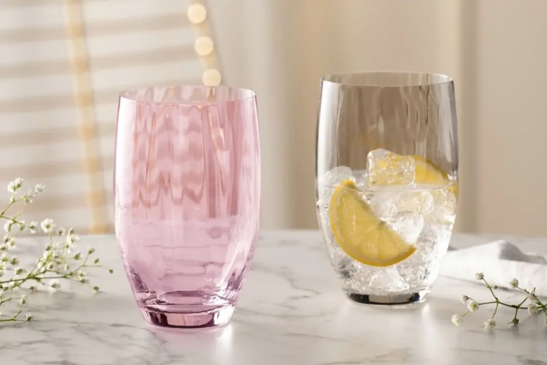 Leonardo Poesia Longdrinkglas 460ml - Roze - 6 Stuks
