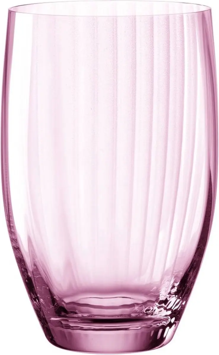Leonardo Poesia Longdrinkglas 460ml - Roze - 6 Stuks
