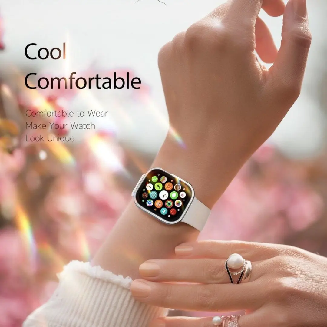 Dux Ducis Hamo Hoesje Apple Watch 40mm - Zilver