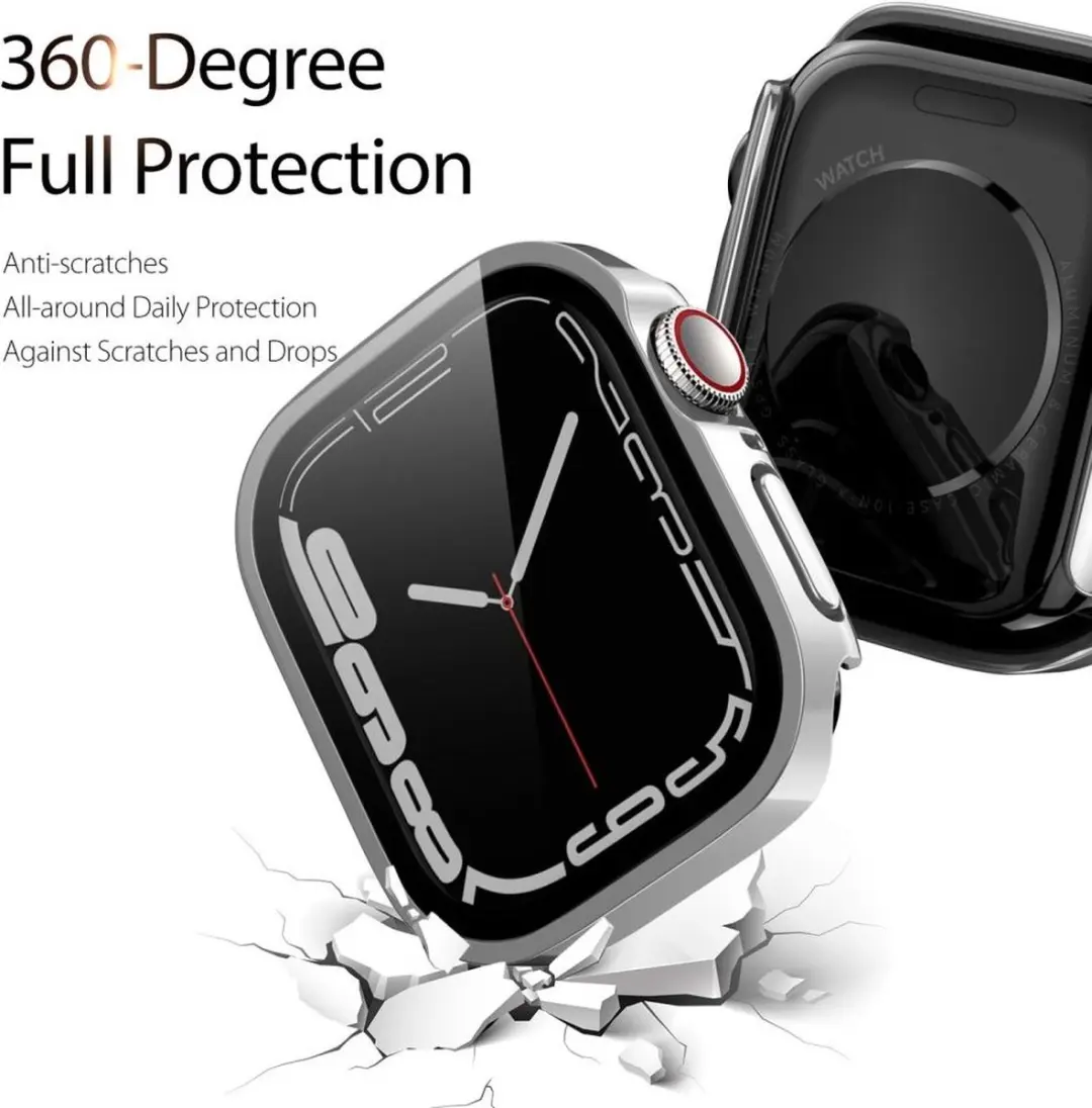 Dux Ducis Hamo Hoesje Apple Watch 40mm - Zilver