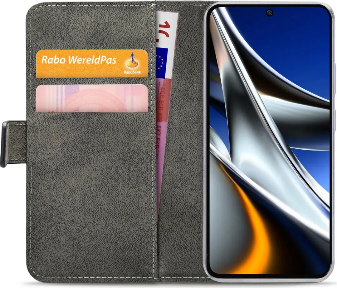 Mobilize Classic Gelly Wallet Bookcase POCO X4 Pro 5G - Zwart