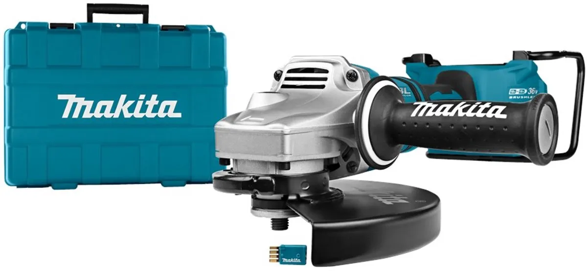 Makita DGA901ZKU1 Accu Haakse Slijper 230mm - 2x18V - afbeelding 6 van 6