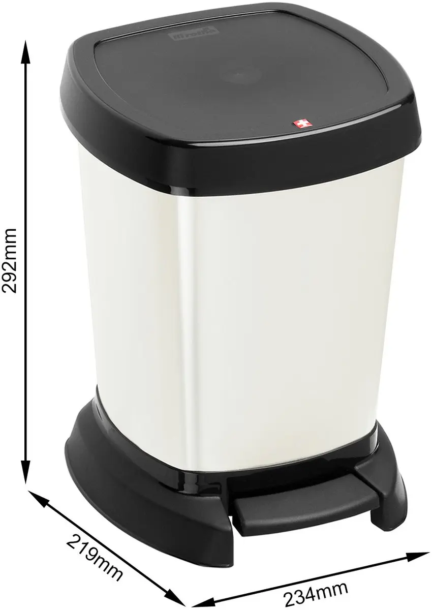 Rotho Paso Pedaalemmer 6L - Zilver metallic