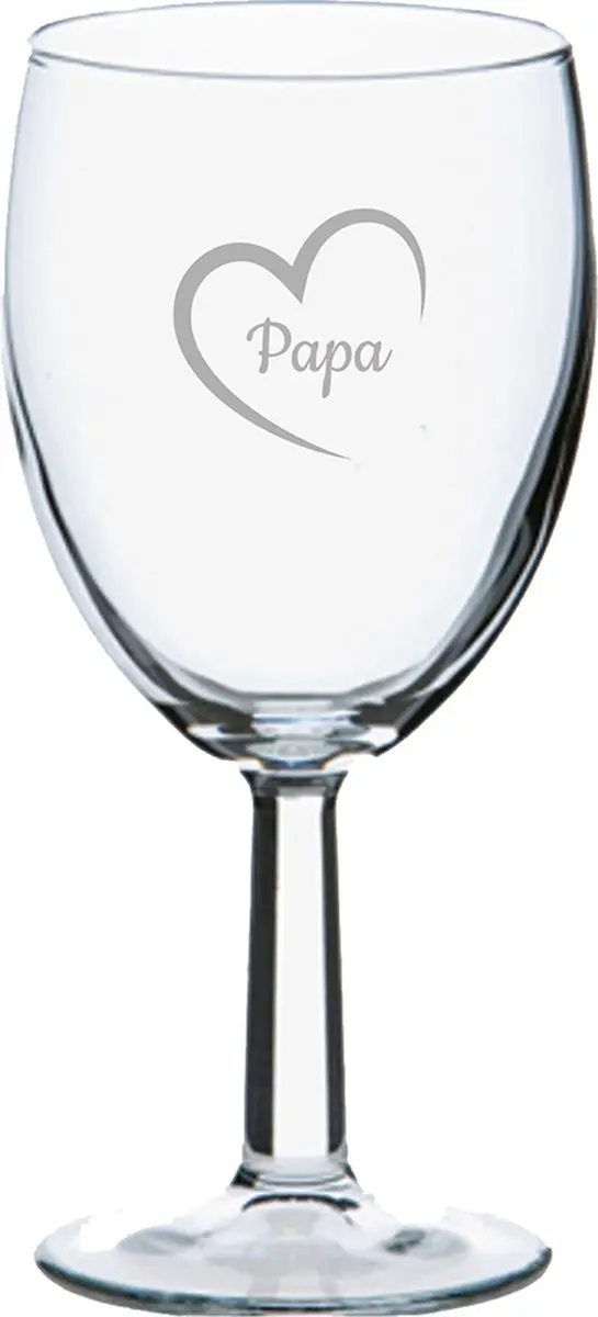 Royal Leerdam Papa Gegraveerd Wijnglas 24,5cl