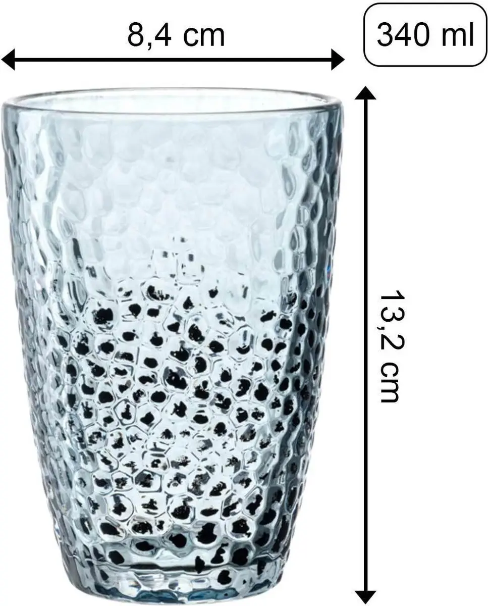Leonardo Matera Longdrinkglas Set - 4 Stuks Assorti