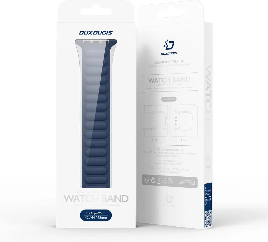 Dux Ducis Strap BL Magnetische Band Apple Watch - Blauw