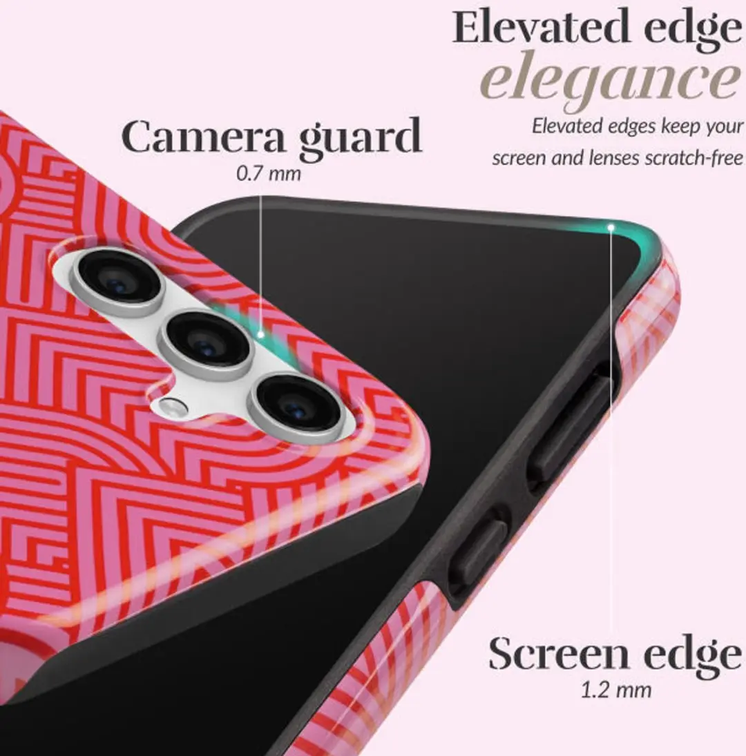 Mobilize MIO Hoesje Samsung Galaxy A16 - MagSafe - Rood/Rozig