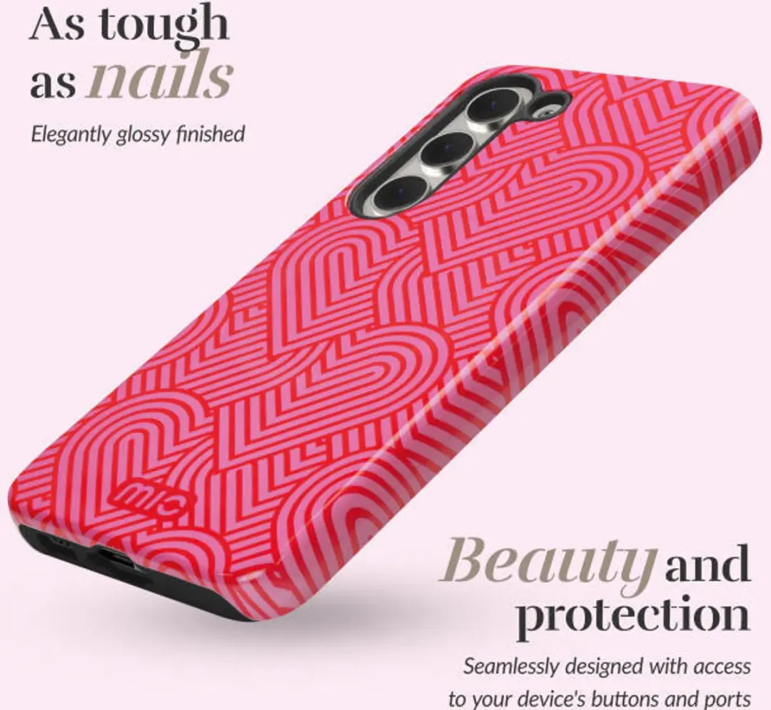 Mobilize MIO Hoesje Samsung Galaxy A16 - MagSafe - Rood/Rozig