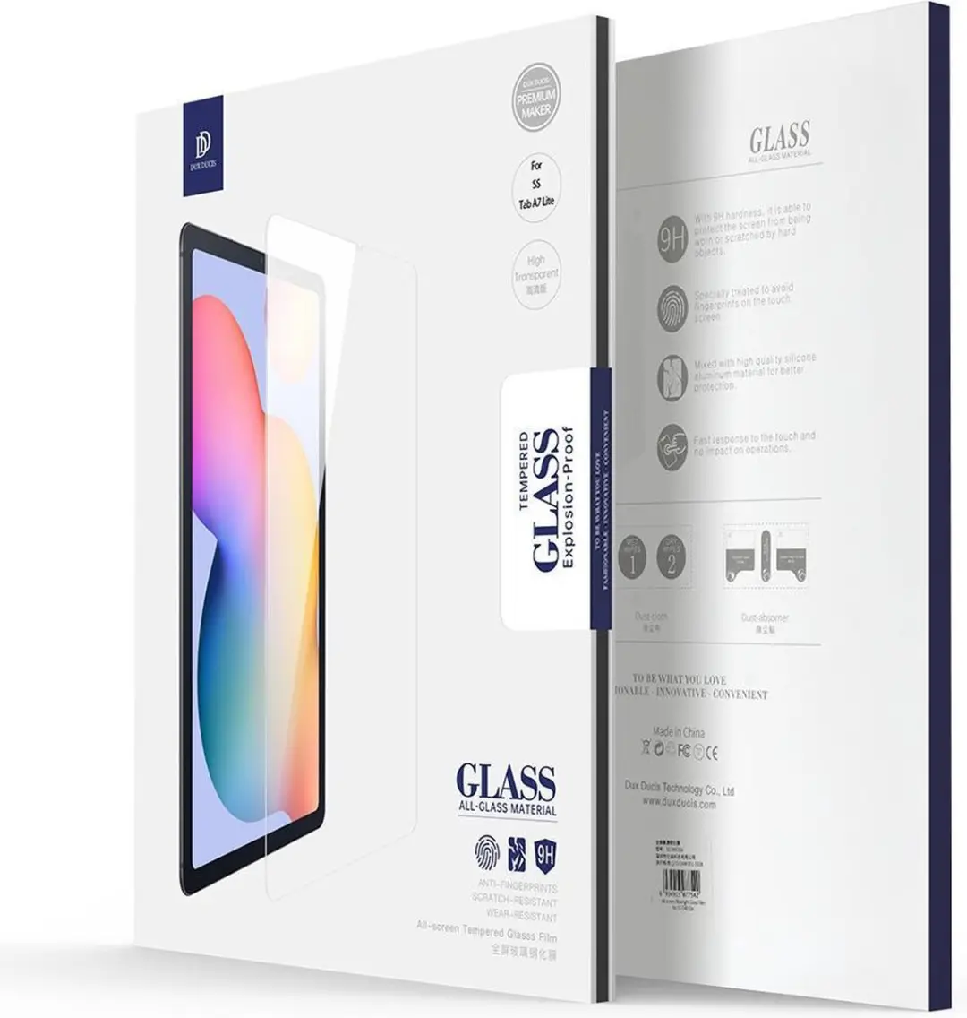 Dux Ducis TG-T220-DD Screenprotector Samsung Galaxy Tab A7 Lite - Transparant