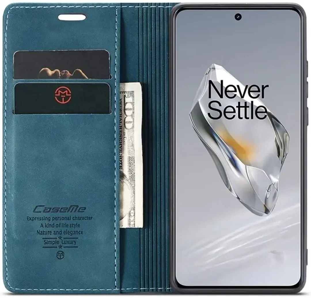 Caseme 013 Hoesje OnePlus 12 - Book Case Blauw