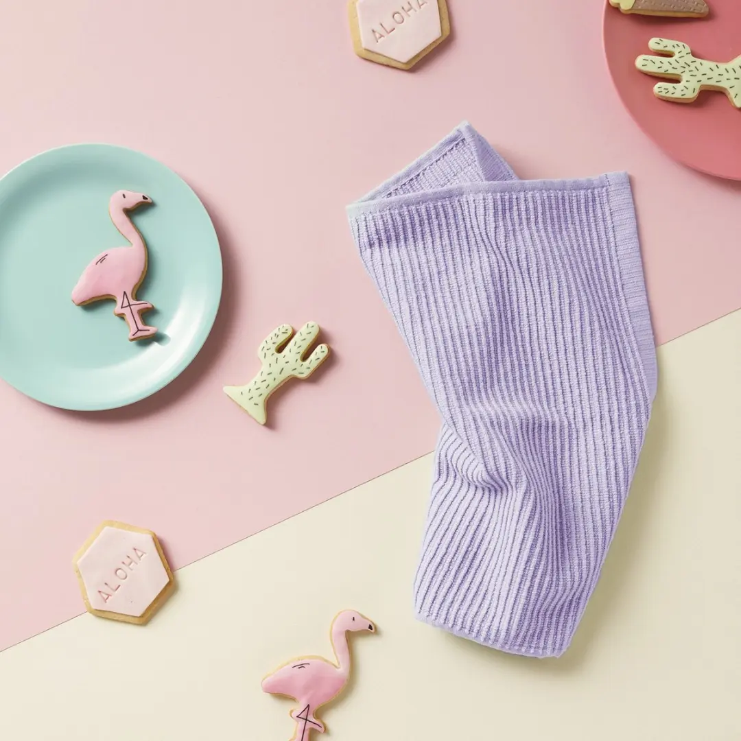 DDDDD Vaatdoekjes Pastel Lila - 4 Stuks