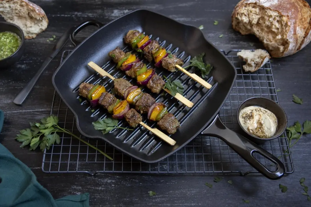 BK Bourgogne Grillpan 26cm - Gietijzer - Zwart - afbeelding 6 van 6