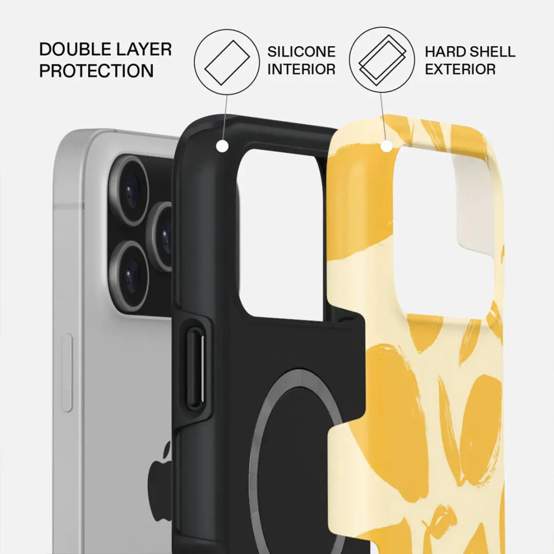 Burga Tough MagSafe Hoesje iPhone 17 Pro Max - Lemon Tart