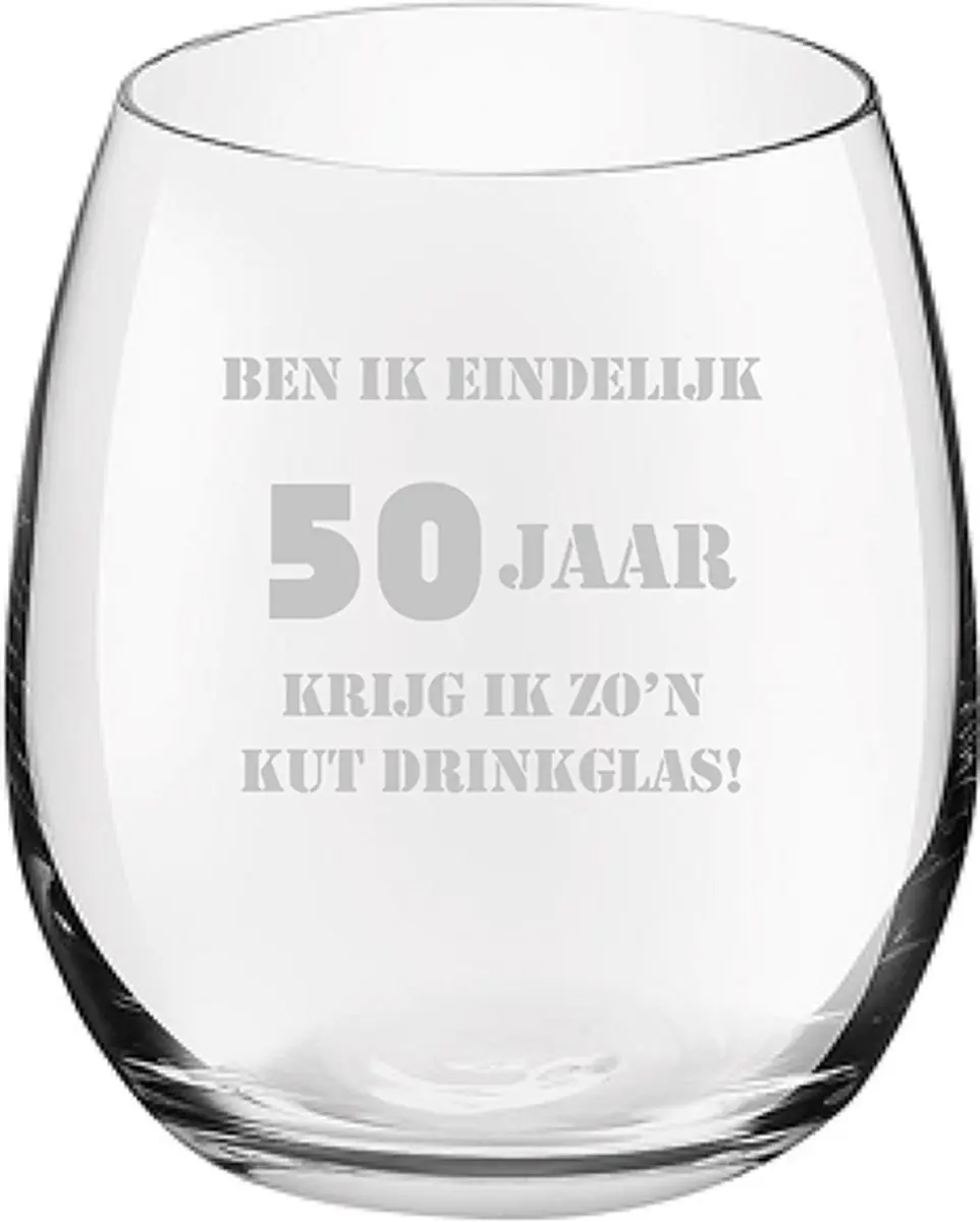 Royal Leerdam Gegraveerd Drinkglas 39cl