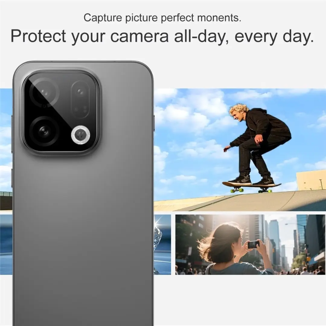 Imak 9H Tempered Glass Camera Lens Protector OPPO Find X9 - Zwart