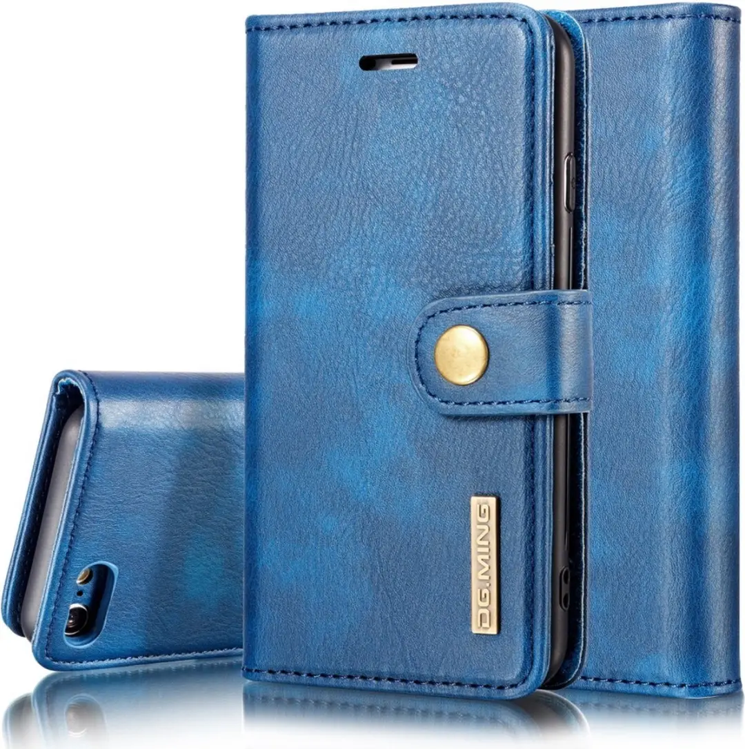 DG.MING iPhone Hoesje 2-in-1 Book Case Blauw