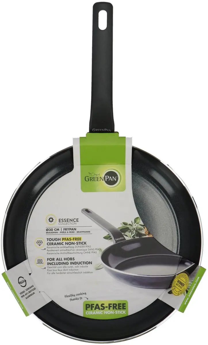 GreenPan Essence Koekenpan 30cm - PFAS-vrij - Zwart
