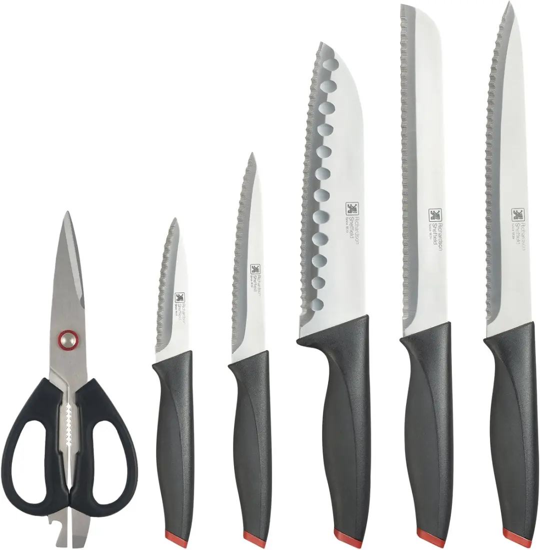 Richardson Sheffield LASER Messenblok 6-delig - 7 Stuks