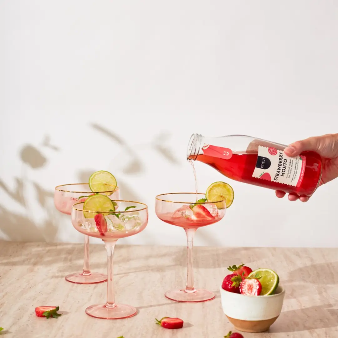 Pineut Strawberry Mojito Mix Cocktailkruiden Set