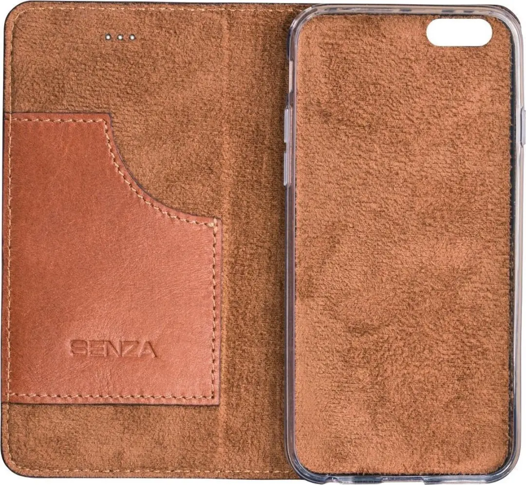 Senza Book Case Desire Series iPhone 6/6s - Cognac