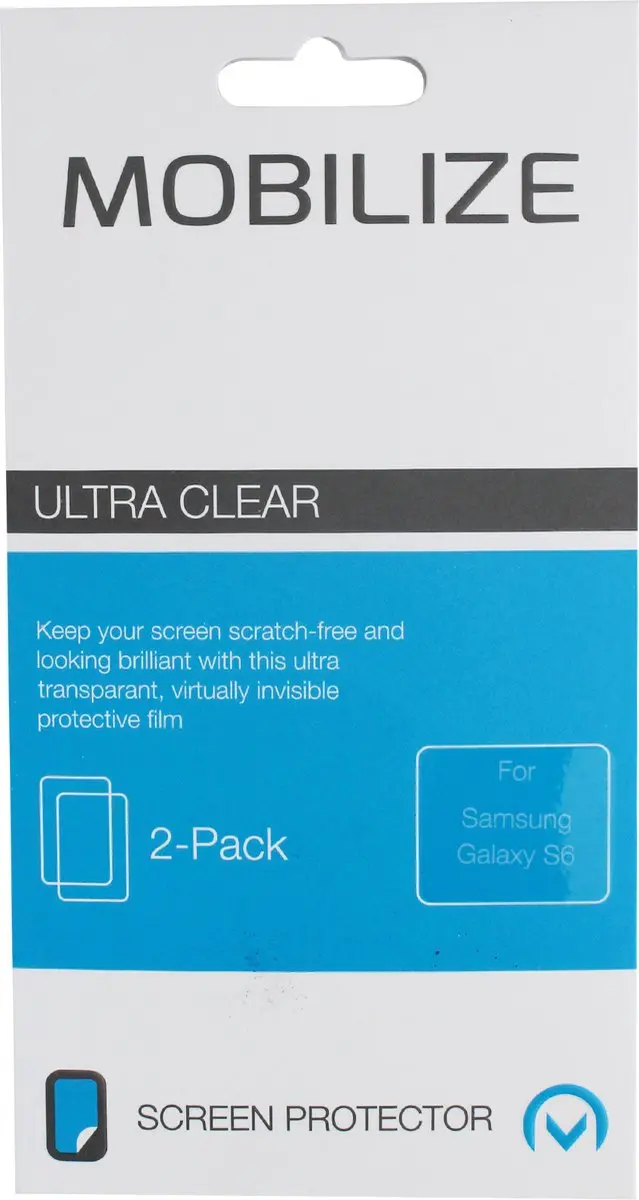 Mobilize Screenprotector Galaxy S6 - Case Friendly - 2 Stuks - afbeelding 6 van 6