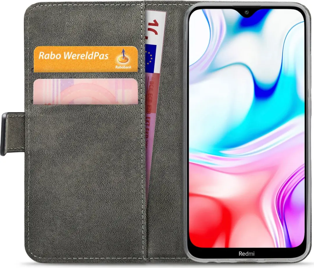 Mobilize Classic Gelly Wallet Bookcase Xiaomi Redmi 8 - Pasjeshouder - Zwart