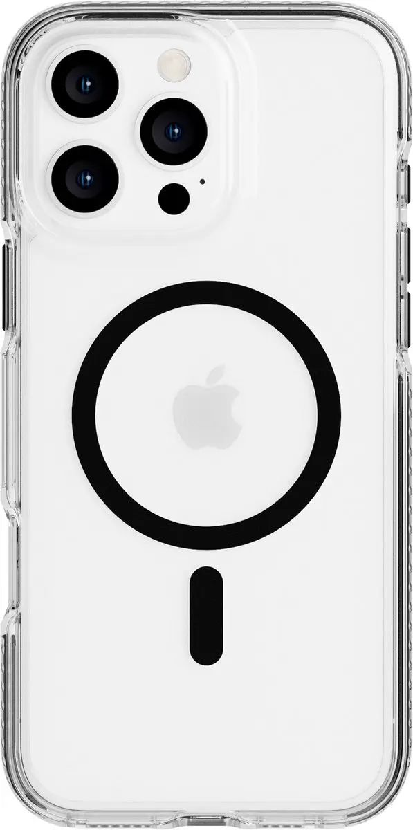 Tech21 Evo Crystal iPhone 16 Pro Max Hoesje - T21-11034 - Transparant/Zwart