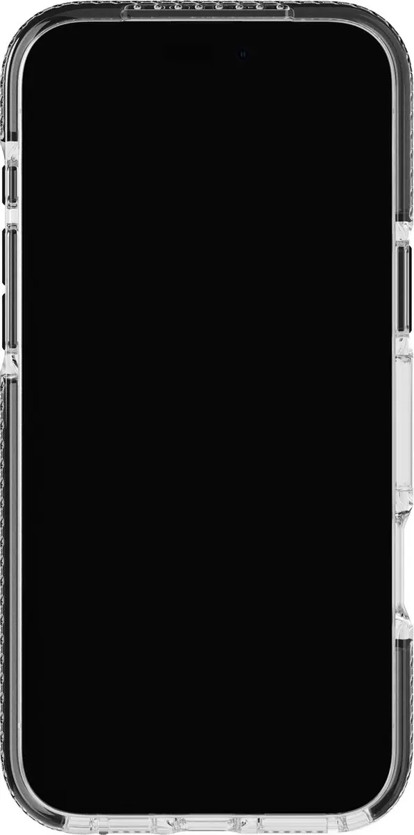 Tech21 Evo Crystal iPhone 16 Pro Max Hoesje - T21-11034 - Transparant/Zwart