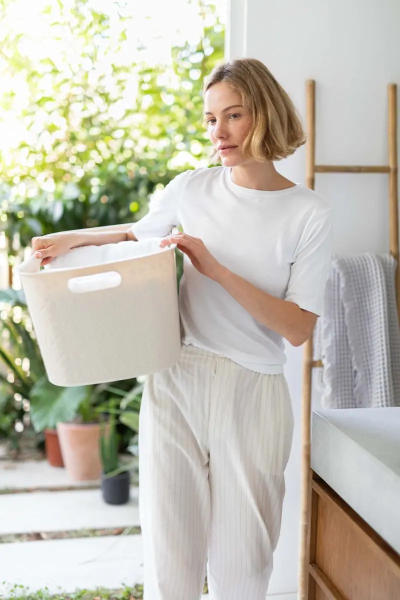 Curver Softex Wasmand 101L - 2x 56L+45L Beige