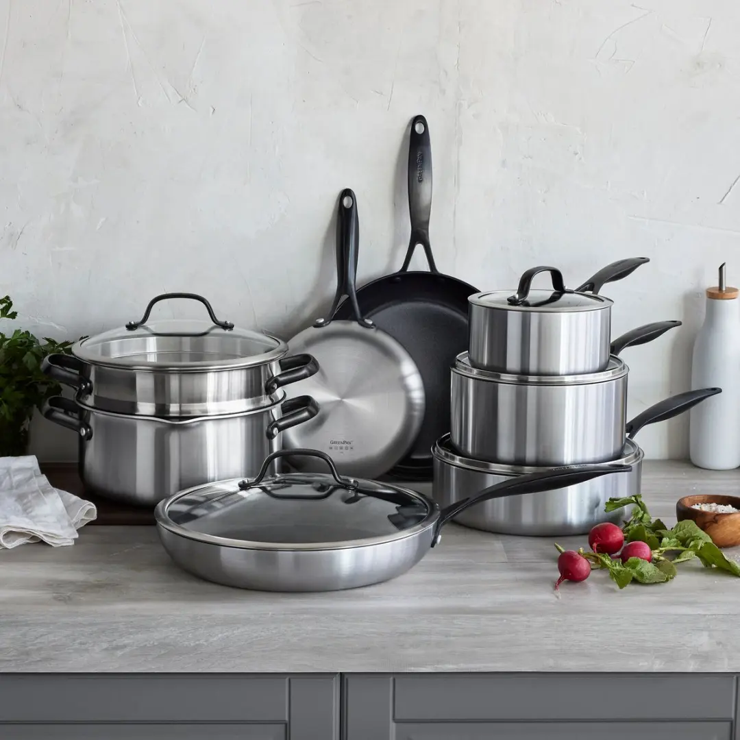 GreenPan Venice Pro CC002402-001 Koekenpannenset 2-delig - 26/30cm - Inductie - Ovenbestendig 220°C