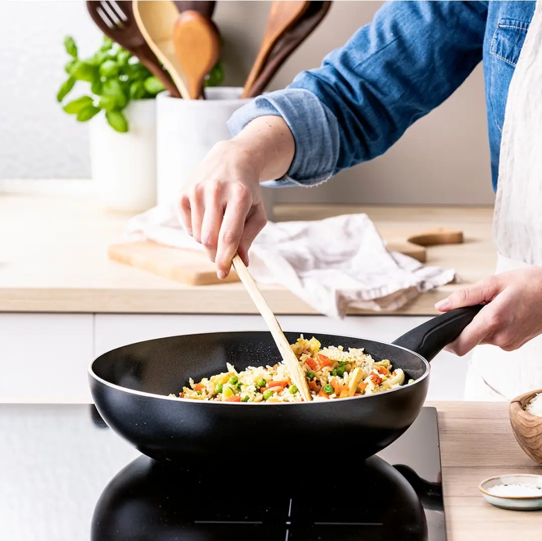 BK Brilliant Wokpan 28cm - 3,7L - Zwart - afbeelding 6 van 6