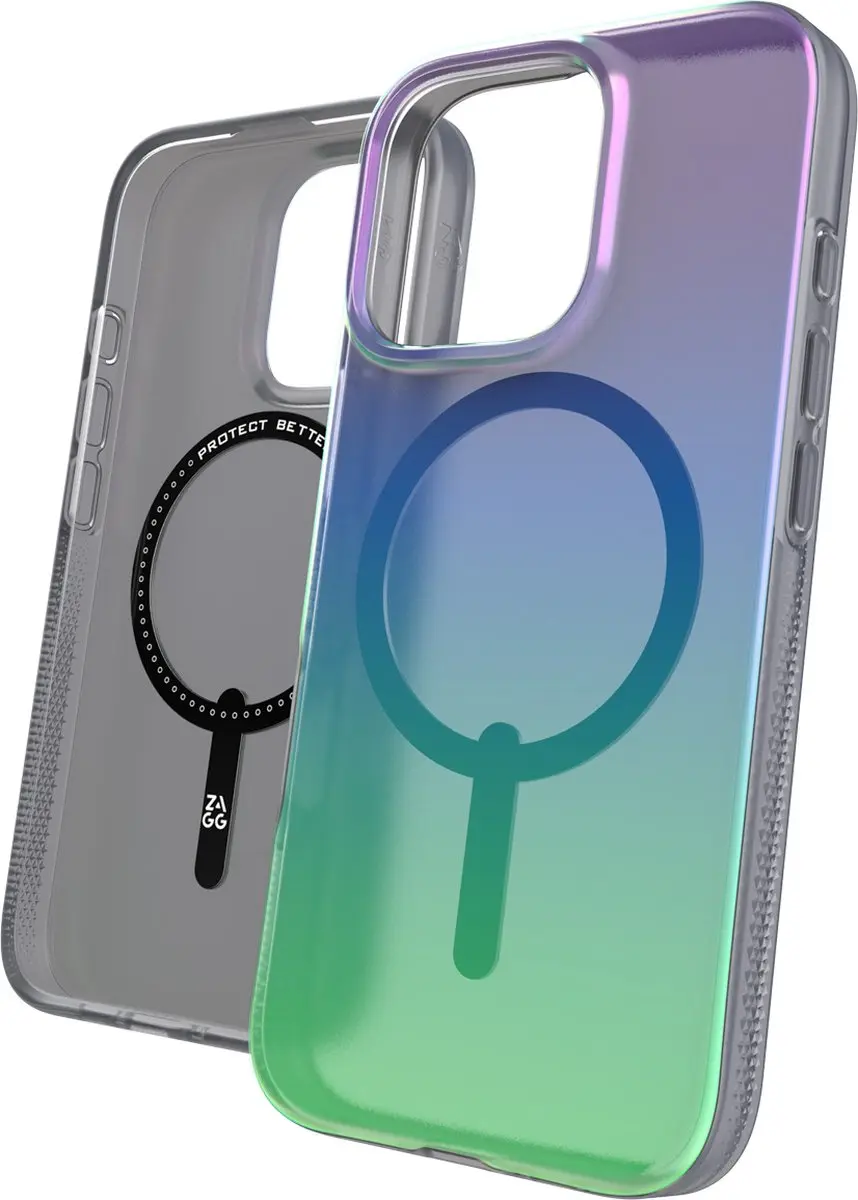 ZAGG Milan Snap Mag iPhone 16 Pro Hoesje - raven feather
