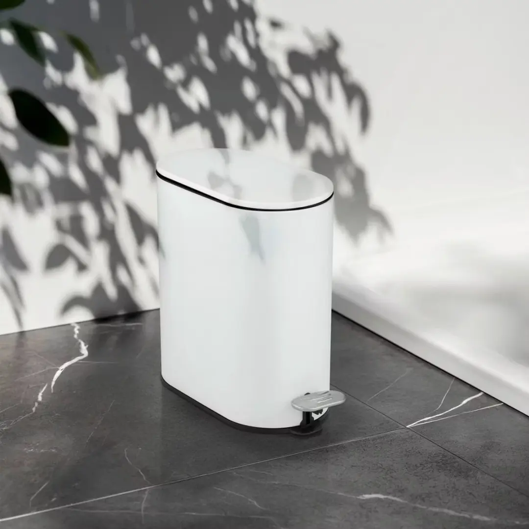 Wenko Collungo Afvalemmer 5L - wit