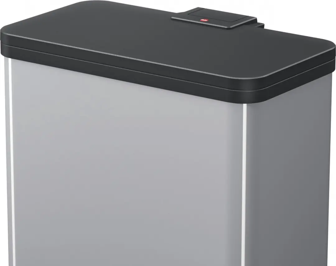 Hailo Öko Trio Plus Prullenbak 3x9L - Zilver - afbeelding 6 van 6