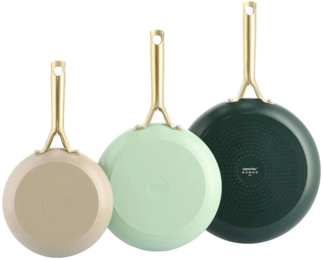 GreenPan Padova Koekenpannenset 3-delig - 20cm - Groen/Taupe - afbeelding 6 van 6