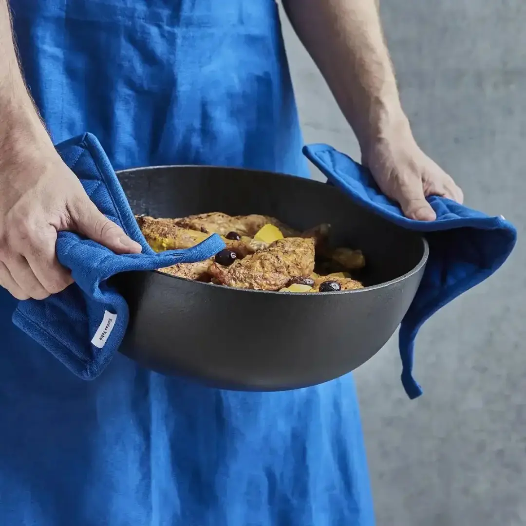 House Doctor Pannenlappen Neat - Blauw