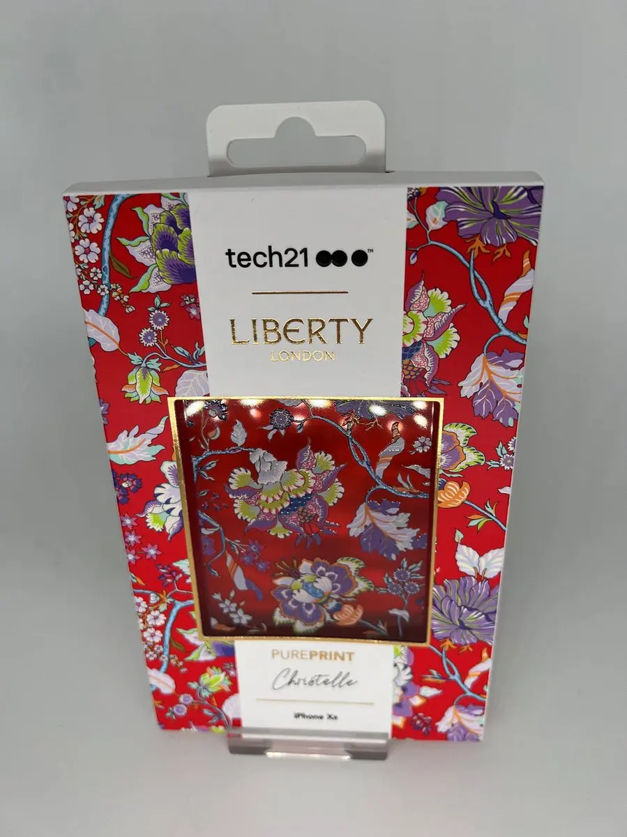 Tech21 Liberty London Pureprint iPhone XR - Rood