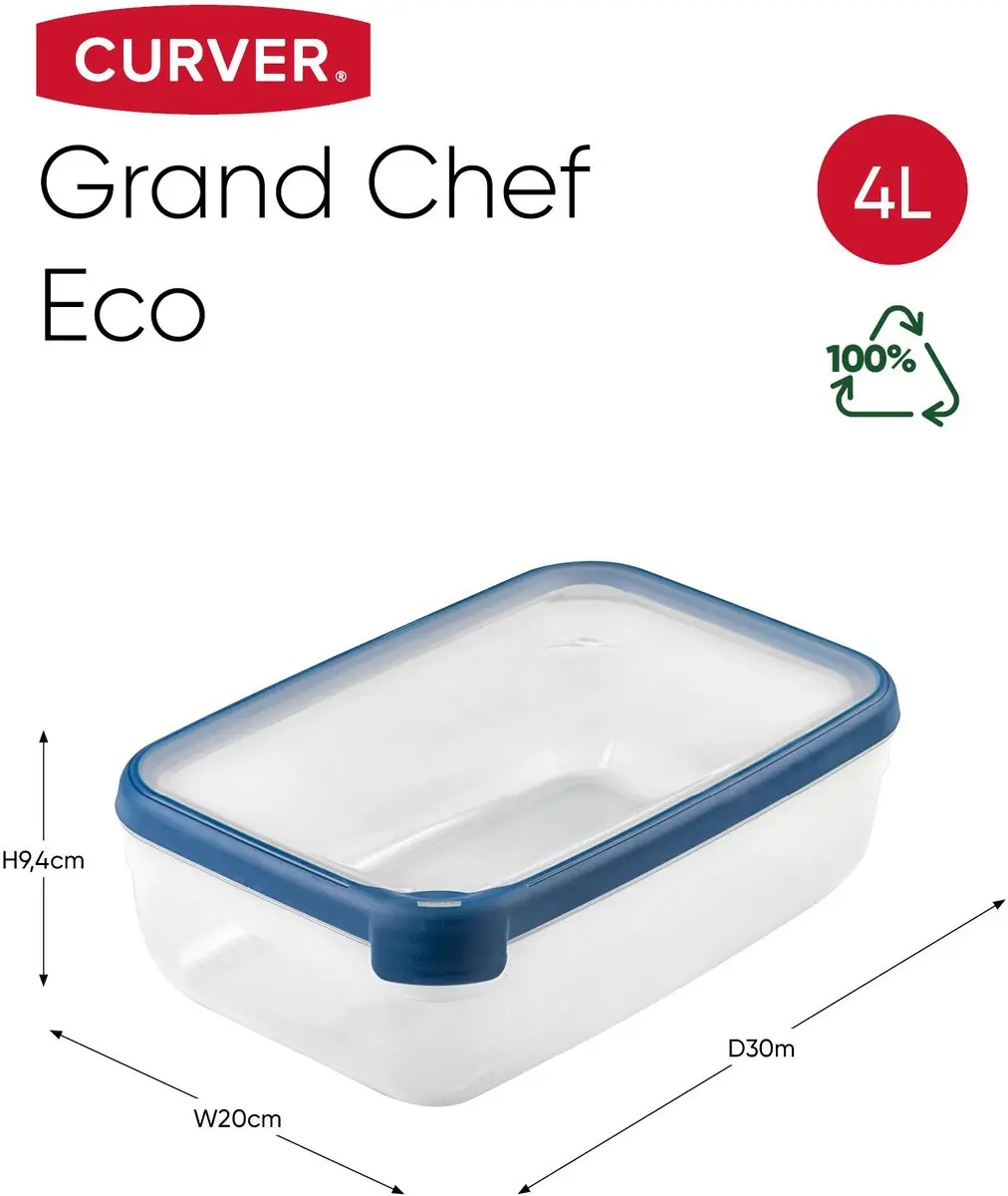 Curver Grand Chef Eco Vershoudbakje 4L - 20x9,4x30cm