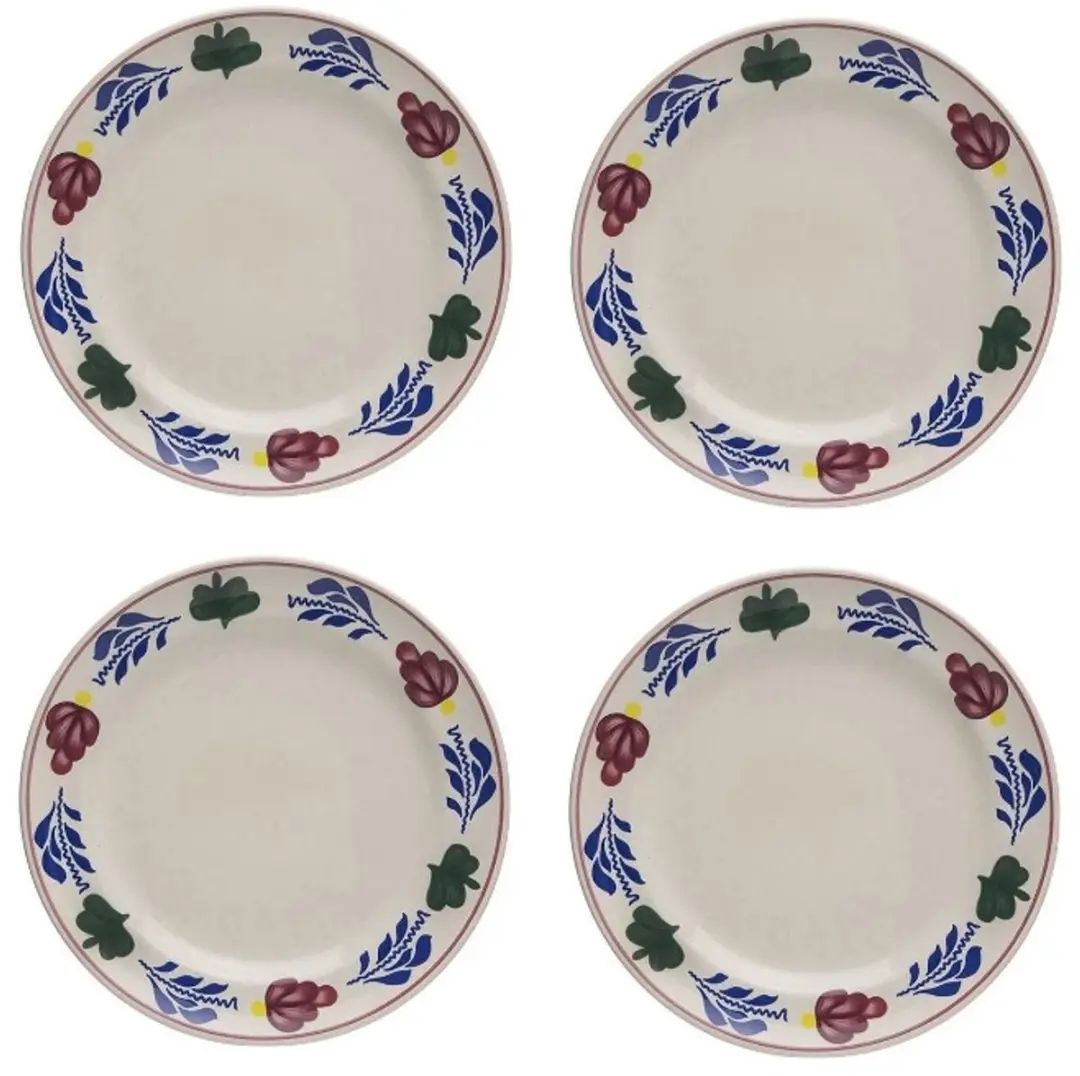 Royal Boch Boerenbont Gebaksbordjes 17,5cm